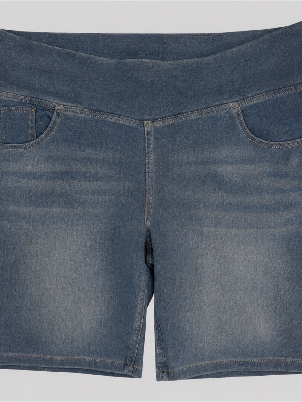 HALARA Women’s Blue Stretch Denim Shorts